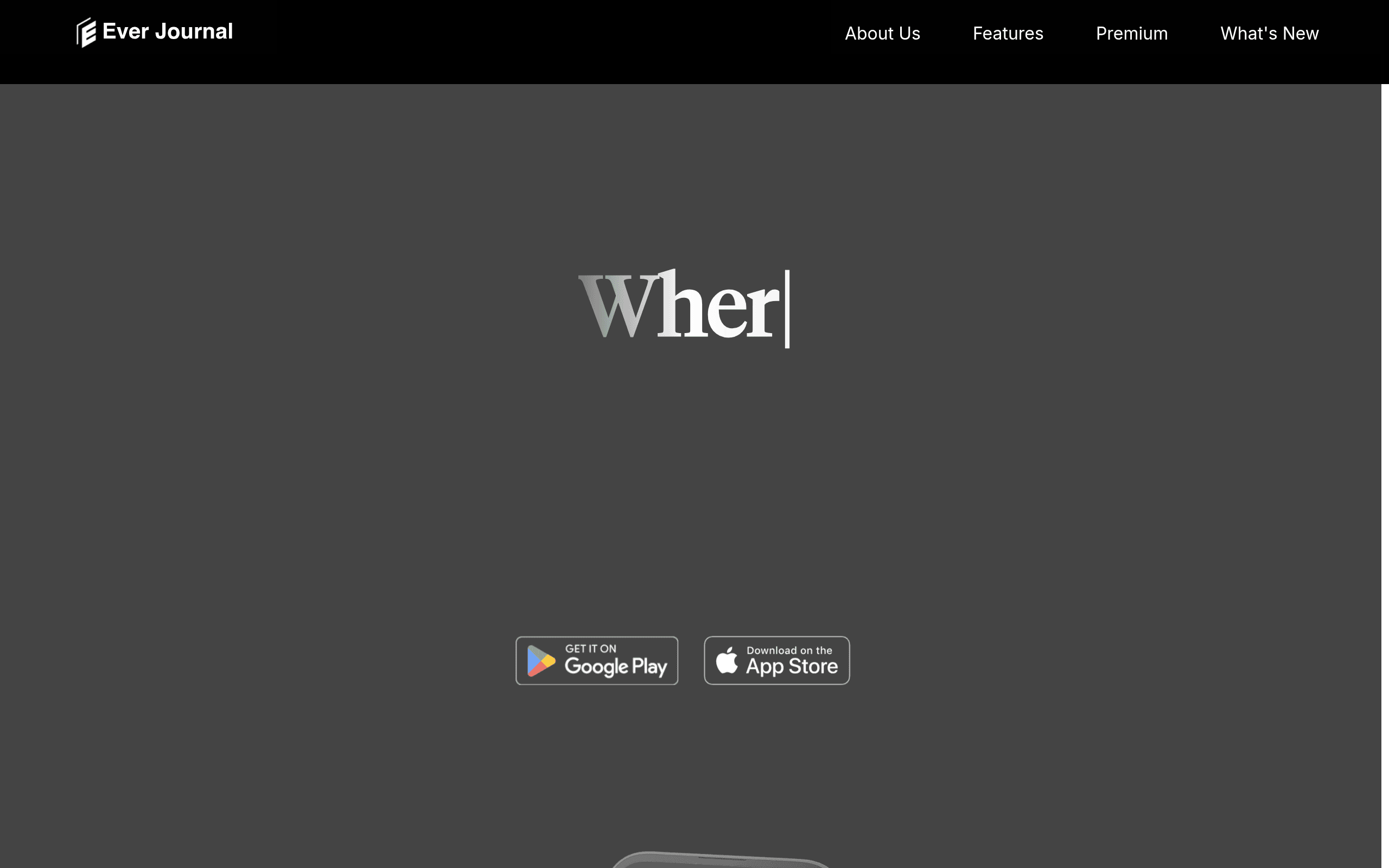 EverJournal website
